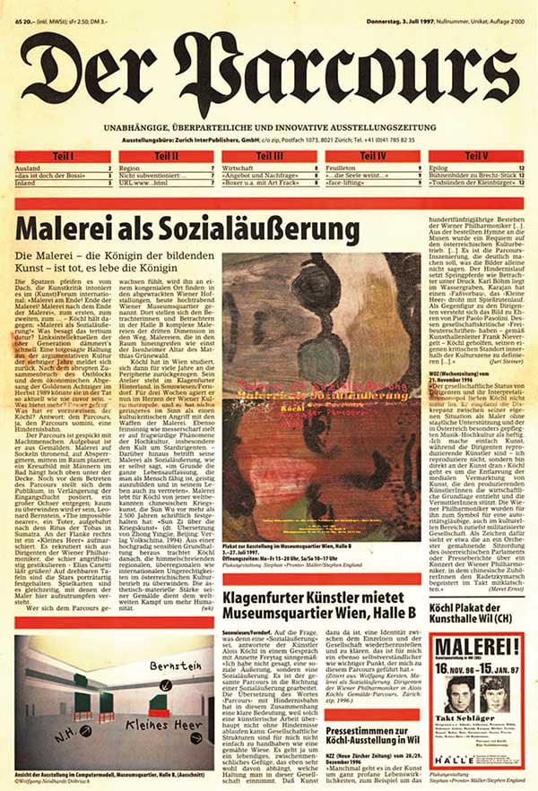 03 Newspaper Exhibition Alois Koechl 1