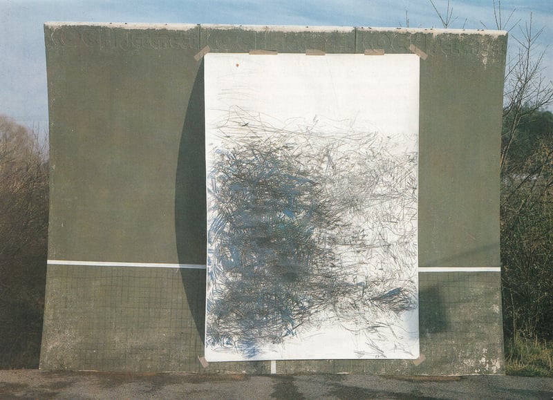 24 zusammensinken 1984 260 x 184 cm